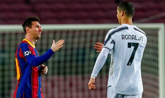 Messi và Ronaldo. Ảnh: AFP