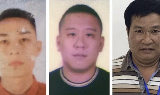 Ba trong số các bị can bị khởi tố trong vụ án Nhật Cường. Ảnh: BCA.