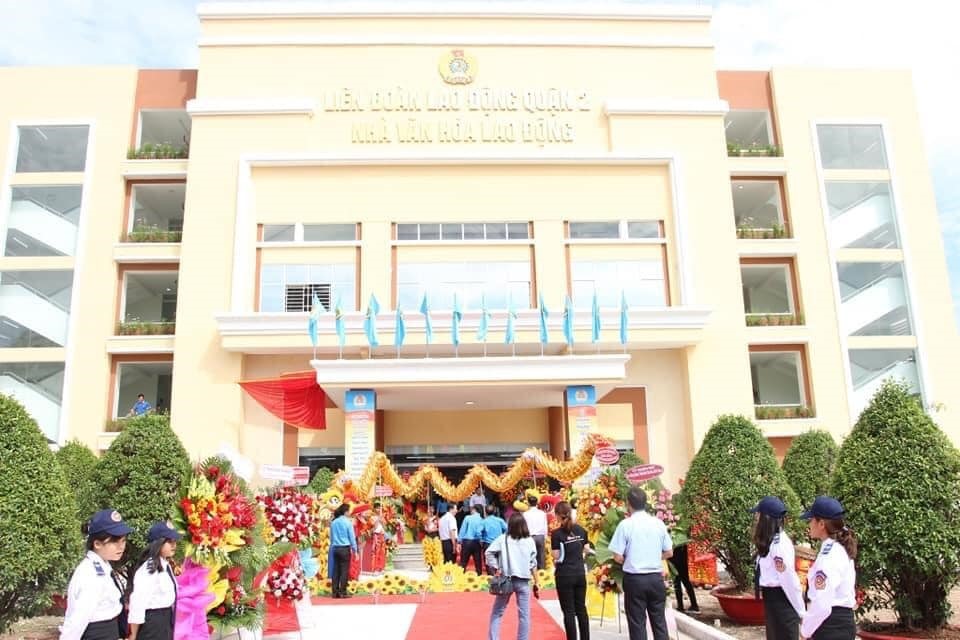 Dự kiến trụ sở chính của LĐLĐ Thành phố Thủ Đức sẽ đặt tại trụ sở của LĐLĐ kết hợp Nhà văn Hóa Lao động Quận 2. Ảnh Đức Long