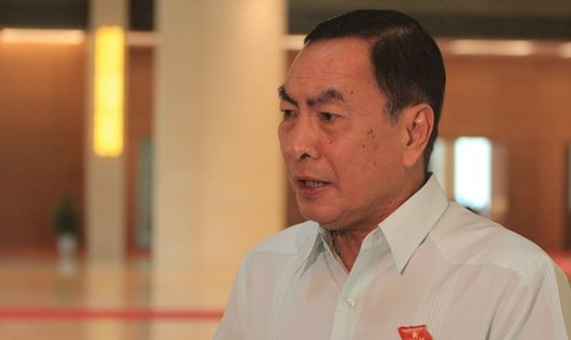 Đại biểu Quốc hội Phạm Văn Hoà (Phó Trưởng Đoàn ĐBQH tỉnh Đồng Tháp). 
Ảnh: T.Vương