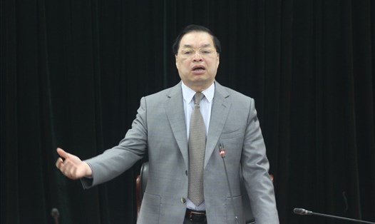 Ông Lê Mạnh Hùng - Phó Trưởng Ban Tuyên giáo Trung ương. Ảnh T.Vương