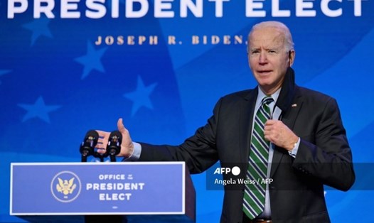 Tổng thống đắc cử Joe Biden. Ảnh: AFP