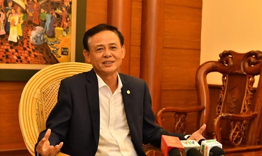 Thứ trưởng Thường trực Bộ NNPTNT Hà Công Tuấn nêu mục tiêu xuất khẩu gỗ đóng góp 20 tỉ USD vào kim ngạch xuất khẩu nông, lâm, thủy sản năm 2025. Ảnh: Giang Nguyễn
