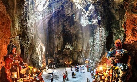 Danh thắng Ngũ Hành Sơn là một trong những diểm tham quan thu hút của TP Đà Nẵng (ảnh Dannangfantasty)