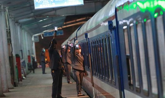 Đường sắt giảm 50% giá vé tàu Tết cho trẻ em. Ảnh minh hoạ Hải Nguyễn