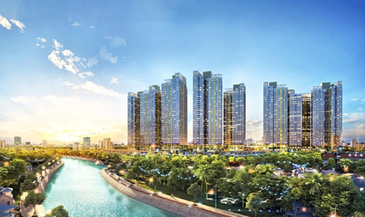 Sunshine City Sài Gòn Sở hữu layout thiết kế hiếm có, xác lập con số 70% căn góc trên tổng số căn. Ảnh: SS