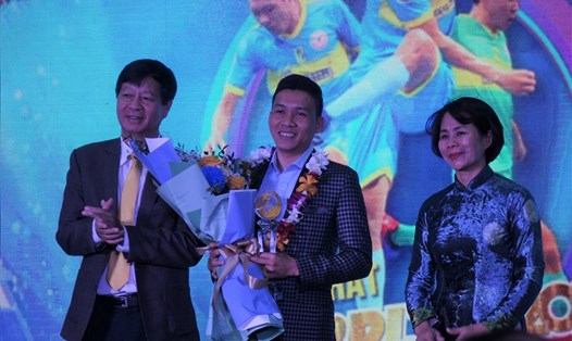 Cầu thủ futsal Nguyễn Nhớ - chủ nhân của Giải Fair Play 2020. Ảnh: NGuyễn Đăng