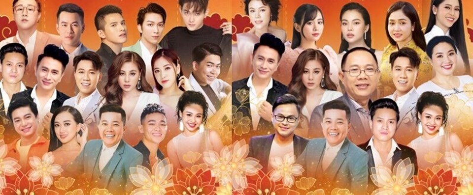 Dàn nghệ sĩ áp đảo tham gia chương trình Tết này. Ảnh: CTCC. Dàn nghệ sĩ áp đảo tham gia chương trình Tết này. Ảnh: CTCC.