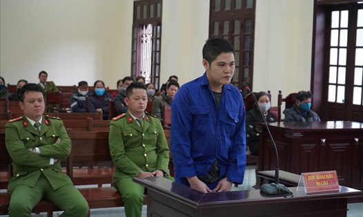 Bị cáo Nguyễn Sĩ Thắng bị TAND TP.Hải Phòng tuyên án tử hình tội "Giết người" theo điều 123 Bộ Luật hình sự. Ảnh Mai Dung