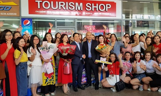 Đà Nẵng đón đoàn khách hội nghị 700 người dịp cận Tết. Ảnh: TT