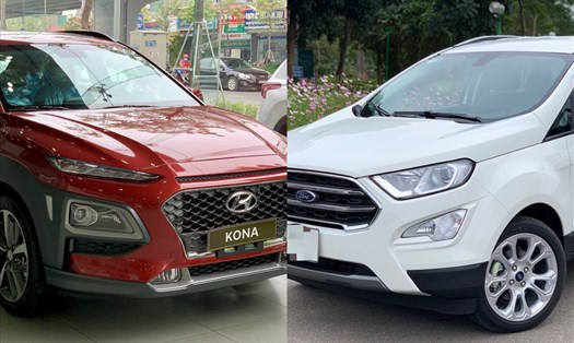 So sánh Ford EcoSport và Hyundai Kona.