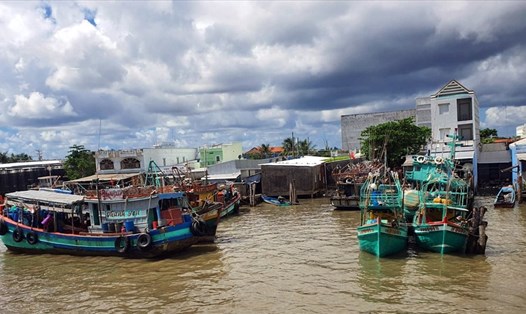 Cửu biển Sông Đốc, huyện Trần Văn Thời, Cà Mau (ảnh Nhật Hồ)