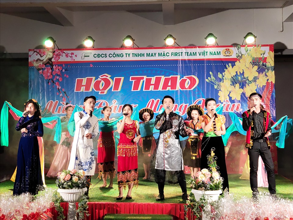 Các tiết mục văn nghệ dự thi. Ảnh LĐLĐ Tây Ninh cung cấp