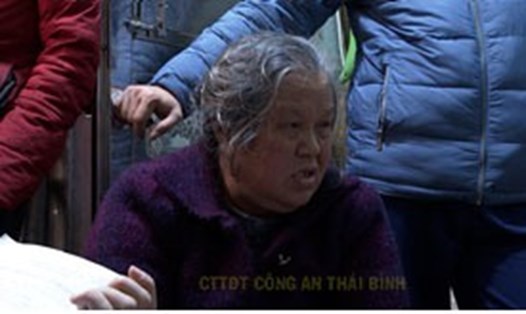 Bà trùm tụ điểm ma túy ở Thái Bình. Ảnh Công an tỉnh Thái Bình