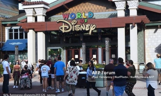 Người đặt vé Disney World đã giúp một phụ nữ ở Pennsylvania thoát khỏi bạo lực gia đình. Ảnh: AFP