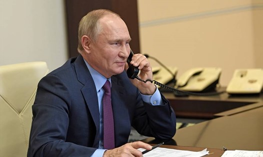 Tổng thống Nga Vladimir Putin và Tổng thống Mỹ Joe Biden có cuộc điện đàm hôm 26.1. Ảnh: Văn phòng báo chí Điện Kremlin.