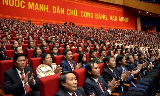 Đại hội đại biểu toàn quốc lần thứ XIII của Đảng là đại hội có số đại biểu đông nhất trong 13 kỳ đại hội của Đảng Cộng sản Việt Nam, với 1.587 đại biểu tham dự. Ảnh PV