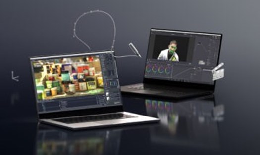 Laptop NVIDIA Studio trang bị GeForce RTX 30 Series. Ảnh: NVIDIA