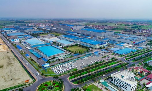 Khu Công nghiệp Yên Phong (tỉnh Bắc Ninh) đang thu hút rất nhiều doanh nghiệp và dự án đầu tư lớn. Ảnh: B.N