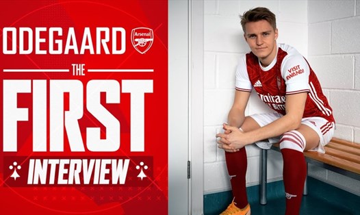 Martin Odegaard đã bắt đầu chuyến phiêu lưu mới của mình. Ảnh: Arsenal