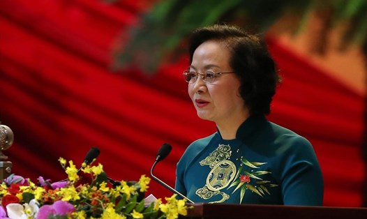 Bà Phạm Thị Thanh Trà, Ủy viên Trung ương Đảng, Thứ trưởng Bộ Nội vụ. Ảnh: Hải Nguyễn