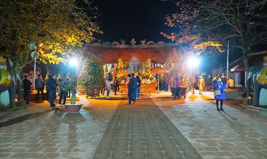 UBND tỉnh Nam Định đã quyết định dừng tổ chức Lễ hội khai ấn đền Trần nhằm phòng tránh dịch COVID-19. Ảnh: TAN.