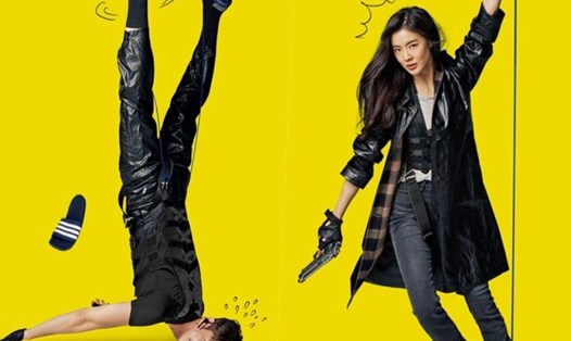 Tạo hình của Kim Young Kwang và Lee Sun Bin - bạn gái Lee Kwang Soo trong phim mới. Ảnh poster.