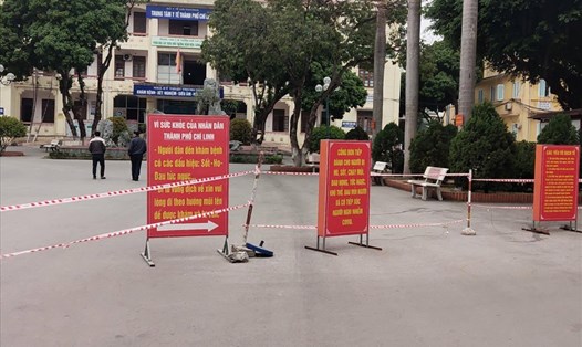 Khu cách ly tại Trung tâm Y tế thành phố Chí Linh, Hải Dương. Nguồn: Bộ Y tế