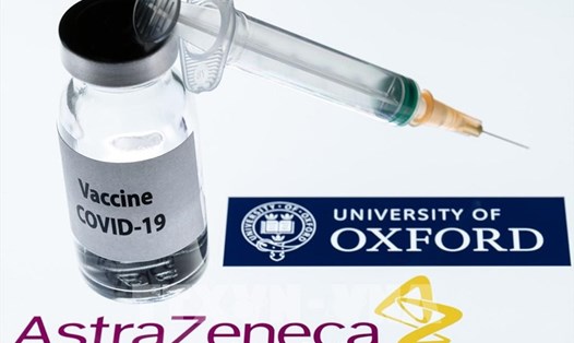 Hình ảnh mô phỏng vaccine phòng COVID-19 do Hãng dược phẩm liên doanh Anh-Thụy Điển AstraZeneca phối hợp với Đại học Oxford phát triển. Ảnh: AFP/TTXVN