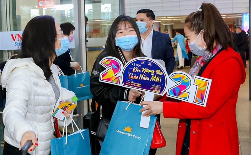 Đà Nẵng đón hơn 50,3 ngàn lượt khách dịp Tết dương lịch 2021. Ảnh: TT