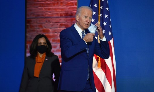 Tổng thống đắc cử Joe Biden và Phó Tổng thống đắc cử Kamala Harris. Ảnh: AFP.