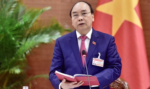 Thủ tướng Nguyễn Xuân Phúc chủ trì cuộc họp Thường trực Chính phủ về phòng, chống dịch COVID-19 chiều ngày 29.1.2021. Ảnh Nhật Bắc