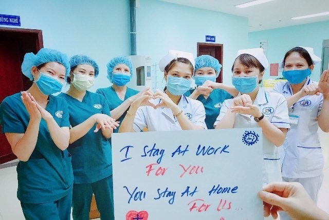Cán bộ y tế phòng chống dịch COVID-19. Ảnh minh hoạ. Ảnh: CĐYTVN
