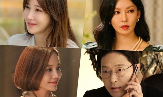 Lee Ji Ah, Kim So Yeon, Eugene, Uhm Ki Joon gửi lời cảm ơn đến khán giả. Ảnh cắt từ phim.