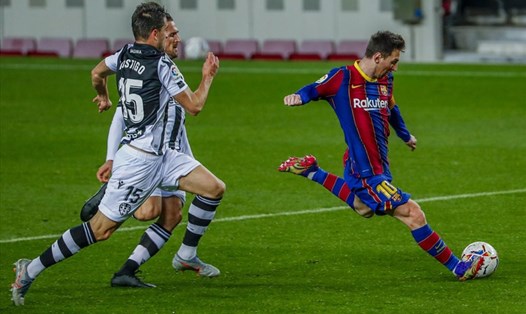 Mùa giải 2020-21, Lionel Messi dứt điểm nhiều hơn so với 6 mùa gần đây. Ảnh: AFP