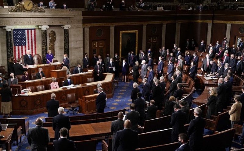 Quốc hội Mỹ bác bỏ phản đối đầu tiên về kết quả bầu ông Joe Biden