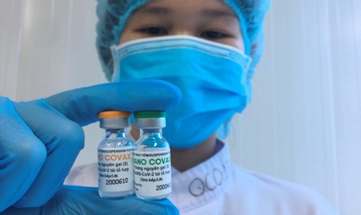 Vaccine COVID-19 Nano Covax do Việt Nam nghiên cứu sản xuất. Ảnh: ĐVCC
