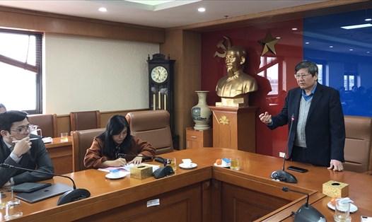 Phó Chủ tịch Thường trực Tổng Liên đoàn Lao động Việt Nam Trần Thanh Hải phát biểu tại hội thảo. Ảnh: Bảo Hân.