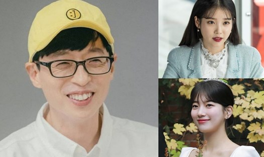 Yoo Jae Suk, IU, Suzy là 3 nghệ sĩ "quốc dân" trong làng giải trí Hàn. Ảnh: AFP, Cắt phim.