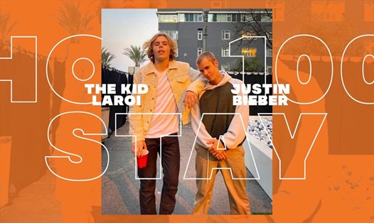 "Stay" - một ca khúc đánh dấu sự kết hợp ăn ý giữa The Kid LAROI và Justin Bieber. Ảnh: Xinhua