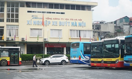 Hệ thống xe buýt Hà Nội sẵn sàng hoạt động trở lại. Ảnh: Vương Trần