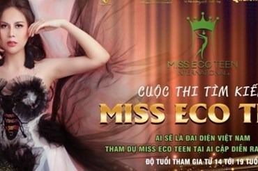 Ban tổ chức tìm kiếm người đại diện thi "Miss Eco Teen International". Ảnh: BTC.