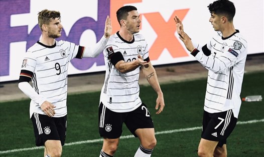 Đội tuyển Đức đã trở thành vị khách đầu tiên lên chuyến tàu tới World Cup 2022 tại Qatar. Ảnh: AFP