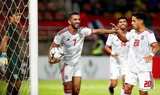 Đội tuyển Iraq đang hướng đến chiến thắng đầu tiên tại vòng loại World Cup 2022. Ảnh AFP