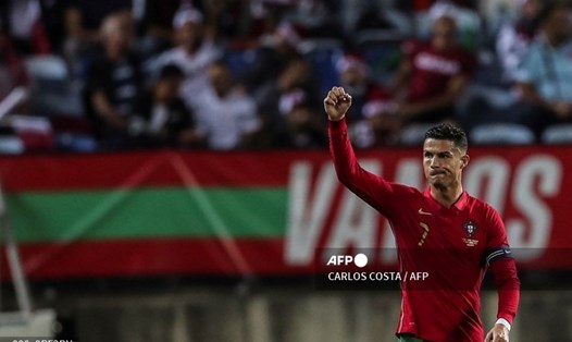 Ronaldo đang đạt phong độ cao và là điểm tựa của tuyển Bồ Đào Nha. Ảnh: AFP