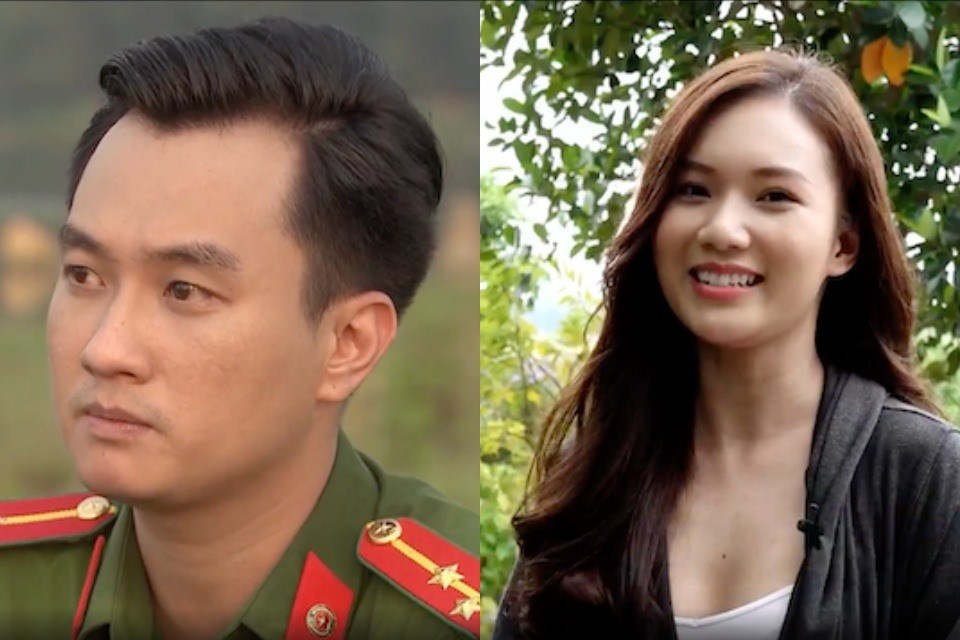 Phạm Anh Tuấn, Ngọc Anh đóng chính phim "Phố trong làng". Ảnh: VTV. Phạm Anh Tuấn, Ngọc Anh đóng chính phim "Phố trong làng". Ảnh: VTV.