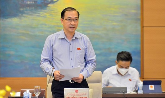 Chủ nhiệm Ủy ban Kinh tế của Quốc hội Vũ Hồng Thanh. Ảnh: Minh Thành