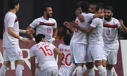 Syria đang phải chịu nhiều bàn thua nhất bảng A vòng loại cuối World Cup 2022. Ảnh: AFP