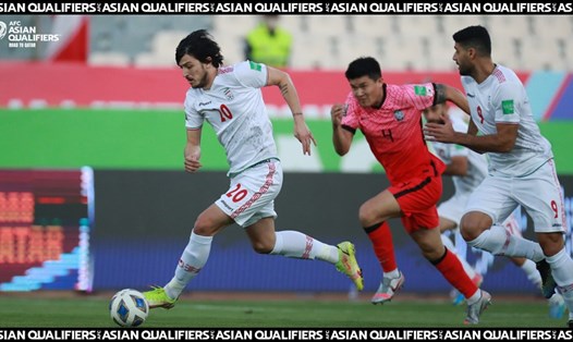 Tuyển Hàn Quốc tiếp tục bám đuổi Iran tại vòng loại World Cup 2022. Ảnh: AFC