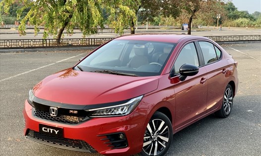 Mẫu xe Honda City hiện có mức giá dao động từ 529-599 triệu đồng tương ứng 3 phiên bản. Ảnh: Khánh Linh.